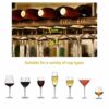 Stylish Simplicity Down Ceiling Wine Rack Simple Craft Retro Creative Display Goblet Storage Wine Rack Wine Glass Holder Restaurant Kitchen Bar B