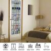 ZEACCT 1 Pcs Hanging Shoe StorageHanger, Shoe Rack Over Door Storage, Closet Hanging Organizers, 24 Pockets Hanging Storage Over the Door, Door S