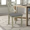 DINGZZ Rectangular White Sintered Stone Dining Table Black X-Shaped Carbon Steel Legs