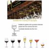 Stylish Simplicity Industrial Vintage Ceiling Stylish Simplicity Wine Rack Simple Creative Display Storage Storage Goblet Rack Adjustable Height