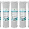 5X AH-CTO5 10" Coconut Carbon Block Water Filter Cartridges for Drinking Water Systems & Reverse Osmosis