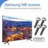 4 x M8 45mm Bolts Screws for Samsung TV Wall Mount Bracket, Bolts Screws Kit with Washers And Triangle Handle Cross Screwdriver For Samsung Sony