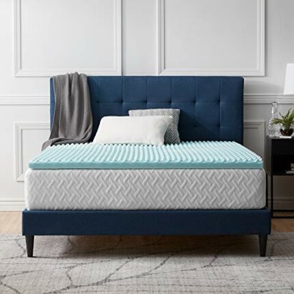 LUCID Domed Mattress Topper with Gel Memory Foam (5 cm)