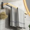HIGOH Towel Racks, Towel Rail for Bathroom,Bathroom Hand Towel Holder Bathroom Rack Single Towel Bar,Hand Towel Holder,Toilet Wall Hanging Light