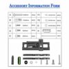 32-65" Single Pendulum Small Base TV Stand Bearing 35KG / 400 * 400 / Up And Down -10~10°4