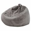YFYTYG-PX Bean Bag Cover, XL Large Bean Bag Chair Cover Indoor Lazy Manmade Rabbit Fur Sofa Cover for Adult Kids (Fillings Not Included),White,XL
