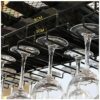 SUCHETA Hanging Wine Rack with Glass Holder and Shelf, Wine Racks, Hanging Wine Racks, Wine Glass Racks, Upside Down Home Bar, Wine Glass Racks,