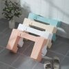 HLONGG Squatting Toilet Stool, Wood Bathroom Step Stool Squat with Anti Slip Layer, Adults And Elders, Potty Training for Adult, Portable, Sturdy