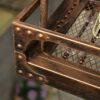 European Hanging Red Fashion Creative Wine Glass Rack Upside Down Wine Rack Bar Wrought Iron Goblet Rack Creative Wine Cabinet Decoration Hanger