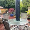 Yeemoutylo Parasol Cover Waterproof Cantilever Parasol Cover 3m Banana Parasol Cover Cantilever Windproof Garden Parasol Covers Large(190cm X 30/