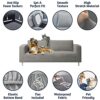 3 Seater Sofa Cover Stretchable Couch and Seat Protector 190-130cm (UK Company)