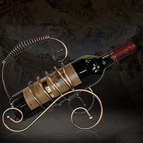 NEOCHY Sphandle Wine Rack Portable Wine Display Shelf Holder Durable Wine Storage Rack Organizer Bar Decorations