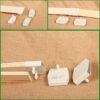 XIAONAN 20 Pcs 54mm Bed Slat End Caps Holders Replacement Plastic Bed Slat Holders for single, double and king size beds Connector Accessories (W