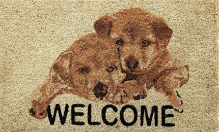 Coco&Coir Door Mat | Non-Slip | Thick Coir | Premium Quality | Rubber Backed | Eco-Friendly | Indoor | Outdoor | Heavy Duty | Pet series | Entran