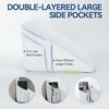 Ariviia Full Size Bed Wedge Pillow for Headboard (54"x10"x7"), Bed Gap Filler (0-8"), Triangle Headboard Pillow for Sleeping Reading Watching TV,