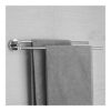 HIGOH Towel Rack Towel Bar Bathroom Rotating Towel Bar,Stainless Steel Lengthen Double Towel Holder,Towel Rack Toilet Wall Mount Towel Rack Towel