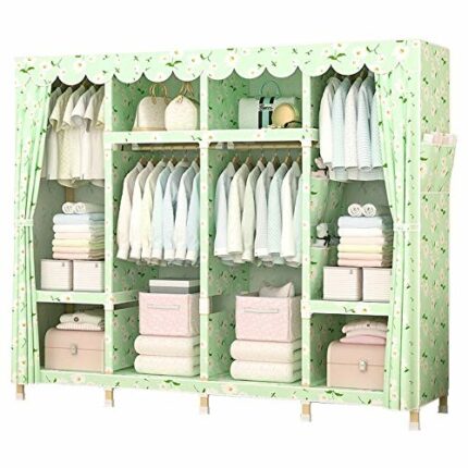 JYDQM Solid Wood Wardrobe Simple Economical Assembly Simple Bedroom Cabinet Storage Children's Wardrobe Space