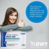 BWT SALTBLO Water Softener Block Salt, White, 8 kg, Set of 2 Pieces