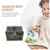 Zerodeko 1pc Box Pirate Box Plastic Playes Kids Treasure Chest Wooden Treasure Chest Box Girl Treasure Chest Metal Treasure Chest Jewelry Treasur