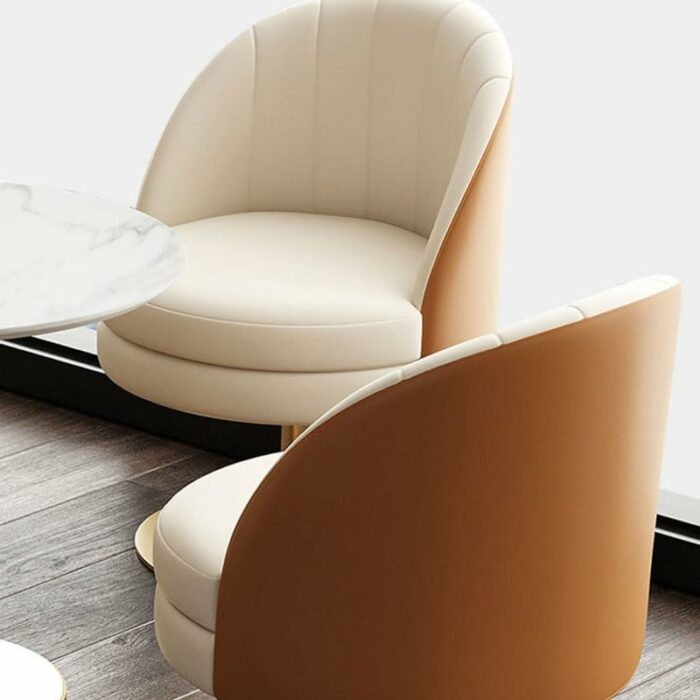 WALNUT Dinning Chair Table Back Arm Lounge Dining Chair Bedroom Kitchen Relax Interior Decoration