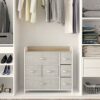 YITAHOME Chest of Drawer - Fabric Dresser with 7 Drawers, Organizer Unit for Bedroom, Living Room, Hallway, Closets & Nursery - Sturdy Steel Fram