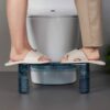 WALNUT U-shaped Design Thickened Bathroom Squat Toilet Stool Toilet Stool Adult use