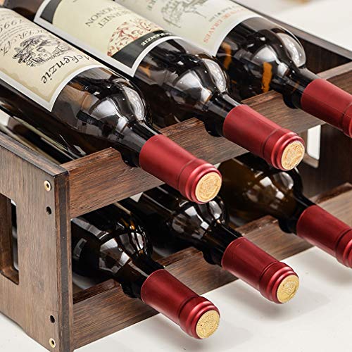 MGWYE Wine Rack Creative Non-solid Wood Wine Rack Home Wall Hanging Wine Glass Rack Hanging Rack Bar Can Hang Wine Glass Rack