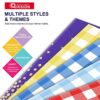 3 Pack Yellow and White Checkered Tablecloth Yellow Plaid Disposable Gingham Tablecloth, Rectangle Waterproof Plastic Table Cloths for Outdoor Pi