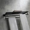 bathroom towel rack 304 Stainless Steel Towel Rails with 2 Towel Bars Heavy Duty Towel Holder Wall Mounted Towel Storage Rack for Bathroom, Kitch