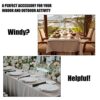 24pcs Plastic Tablecloth Clips, Transparent Picnic Tablecloth Clips for Outdoor Tables Large Table Cloth Holder Table Cover Clips for Christmas H
