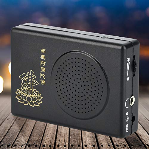 ALREMO HUANGXING - Stable Convenient Buddhist Chanting Player, Lightweight Black Buddha Machine, Portable Provides a Peaceful Atmosphere. for Tra