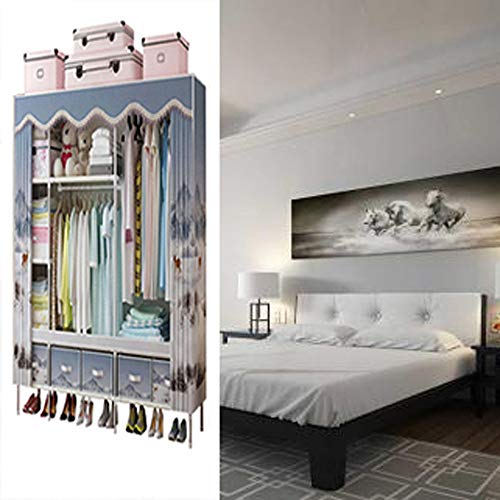 JYDQM Dresser for Cabinet Wardrobe Storage Closet for Bedroom Furniture Wardrobe Cabinet Storage Children's Wardrobe Space