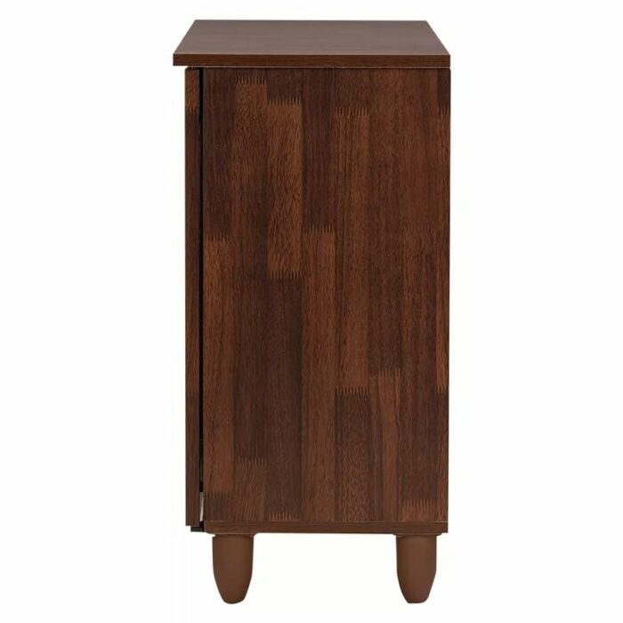 ZCMEB Home Hallway 3-Door Wooden Entryway Shoes Storage Wide Cabinet Shoes Rack Shoe Storage