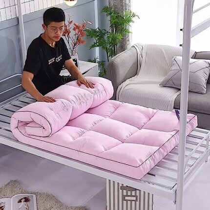 Japanese Floor Mattress Futon Mattress,Folding Tatami Mat,Sleeping Mattress For Floor,Roll Up Bed Mat,Foldable Minimalist Mattress,Shiki Futon Ca