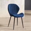dining chair Kitchen Dining Room Furniture Chairs Dining Chairs Set Of 2 Velvet Padded Seat Sturdy Black Steel Legs Comfy Backrest Kitchen Bedroo