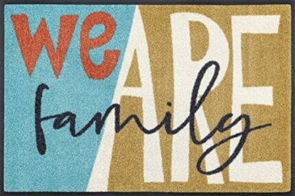 wash+dry Familygang Doormat 50 x 75 cm Washable Indoor and Outdoor Use