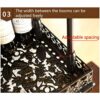 Stylish Simplicity Industrial Retro Stylish Simplicity Wine Rack Creative Metal Display Inverted Wine Glass Holder Household Goblet Holder Adjust