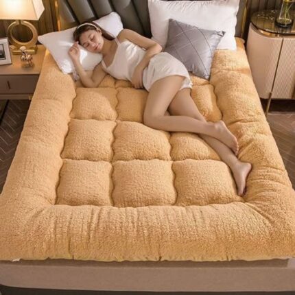 Japanese Floor Mattress, Extra Thick Futon Floor Mattress for Adults Japanese Thicken Futon Mattress Foldable Floor Bed Camping Mattress (Color :