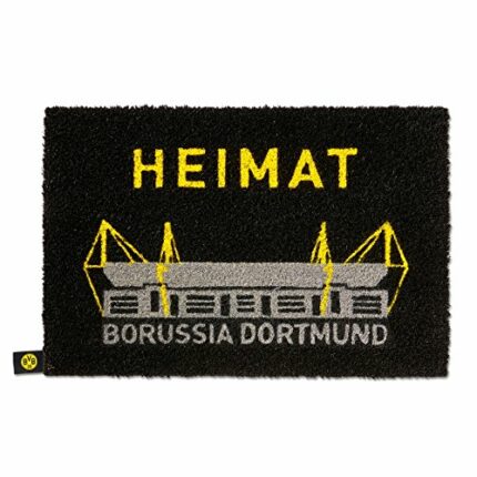 Borussia Dortmund, Doormat, black-yellow,