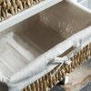 Home Vida Maize Storage Unit White, 4 Drawer