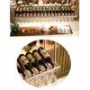 SUCHETA European Wine Rack Iron Hanging Wine Rack Upside Down Wine Glass Holder Simple And Stylish Used In Restaurants, Bars, Homes, Etc. Home De