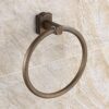 HIGOH Towel Racks, Bath Towel Holder,Bathroom Hand Towel,All-Copper European Antique Towel,Towel Rack,Creative Towel Bar,Retro Bathroom Hardware