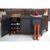 ZCMEB Home Foyer Corridor Shoe Cabinet Finished Wooden Door Shoe Cabinet Entryway Shoe Storage Cabinet