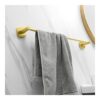 HIGOH Towel Racks, Towel Rail for Bathroom,Brushed Aluminum Bathroom Towel Bar,Wall Mounted Towel Hanger Single Hand Towel Holder,Storage Shelf B