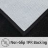 COSY HOMEER Door Mats Indoor, 50 x 80cm, Dirt Trapper Mat Absorbent Non-Slip Low Profile Doormat for Entrance, Inside, Kitchen, Machine Washable