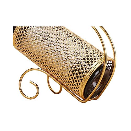 DLOETT Simple Electroplating Craft Wine Steel Red Wine Beer Wine Holder Household Wine Bottle Rack