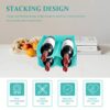 YARNOW Bottle Shelf Organiser Stackable Water Bottle Organizer Bottle Storage Holder Free- Standing Soda Bottle Storage Rack for Kitchen Countert
