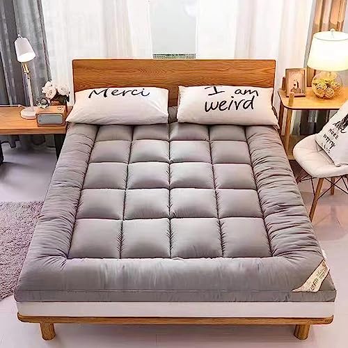 UE-MAOLU Futon Mattress Japanese, Soft Portable Sleeping Mattresses Camping Mattress, Foldable Roll Up Double Single Mattress Floor Lounger Bed S