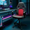 BASETBL Gaming Chair, Office Chairs Swivel Racing Work Chair with Lumbar Support, Leather PC Gaming Chair, Adjustable Desk Chairs for Home Office