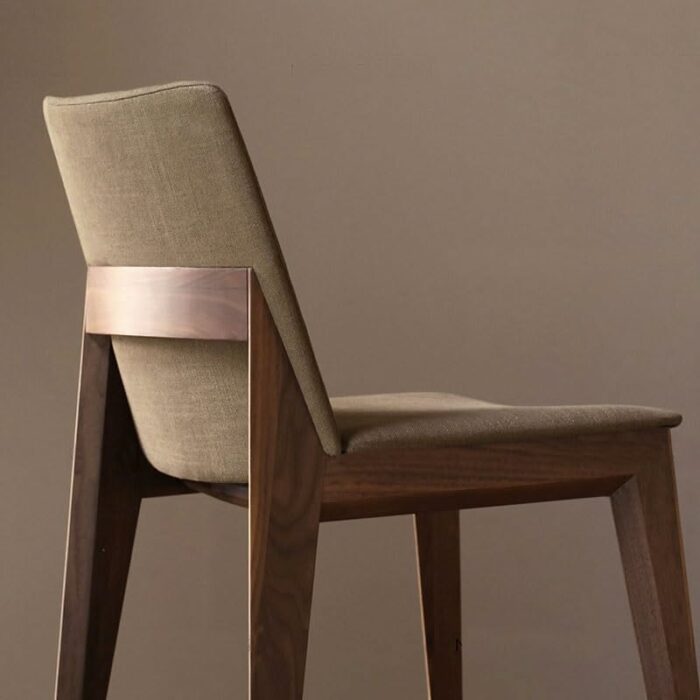 WALNUT Dresser Wooden Kitchen Dining Chair Bedroom Salon Ergonomic Office Dining Chair Home Furniture